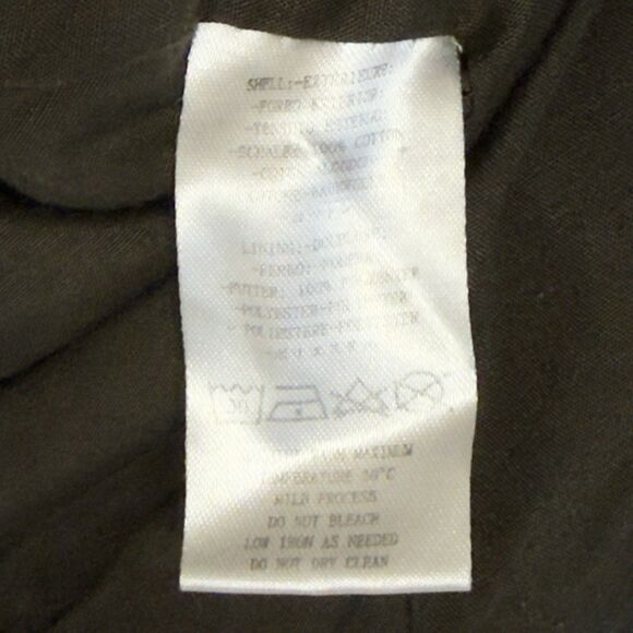 Wenven Military Style Button Snaps Full Zip Canvas Jacket Lined Gray Men XL GUC - Picture 6 of 12